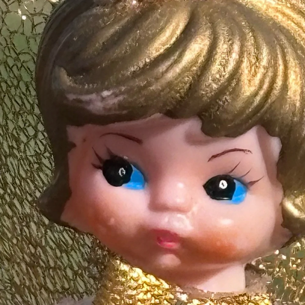 Vintage 1950’s/60’s Lit Angel Tree Topper! - Picture 4 of 9